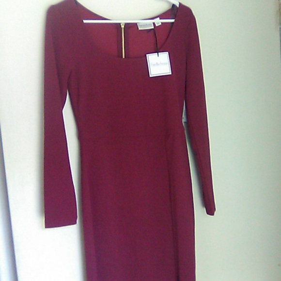Premier Amour dress burgundy wine sz 8 nwts - Picture 11 of 12